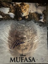 Aaron Pierre Lion King Autographed Photo w/coa