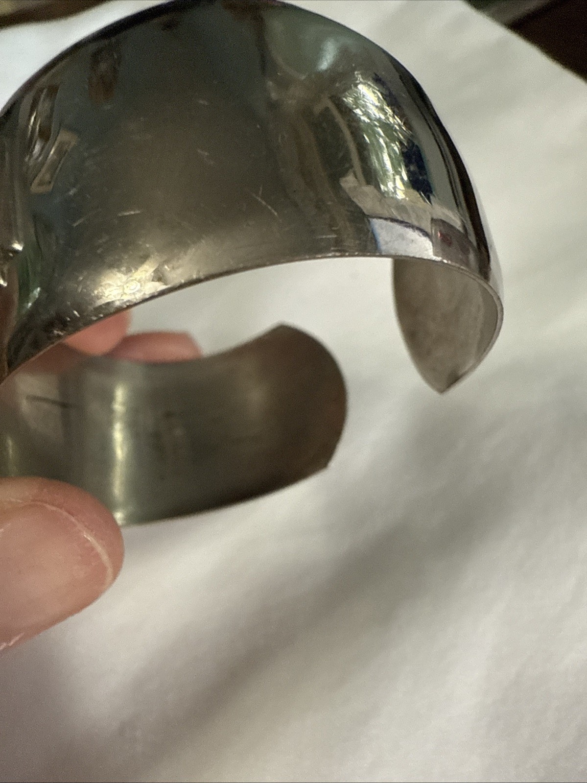 1933 Chicago Worlds Fair Silver Tone Bracelet Cuff Vintage Souvenir