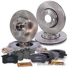 ATEC BREMSSCHEIBEN + BREMSBELÄGE VORNE + HINTEN FÜR RENAULT CLIO 3 MODUS +GRAND