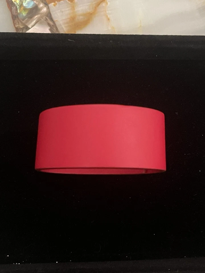 Tom Ford Red Leather Natalia Turnlock Bracelet Gold Hardware Size M Pre-owned - Image 4 of 4