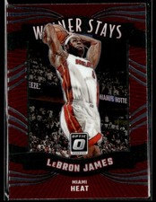 2023-24 Donruss Optic #2 LeBron James Winner Stays Lakers Basketball Card 0302E