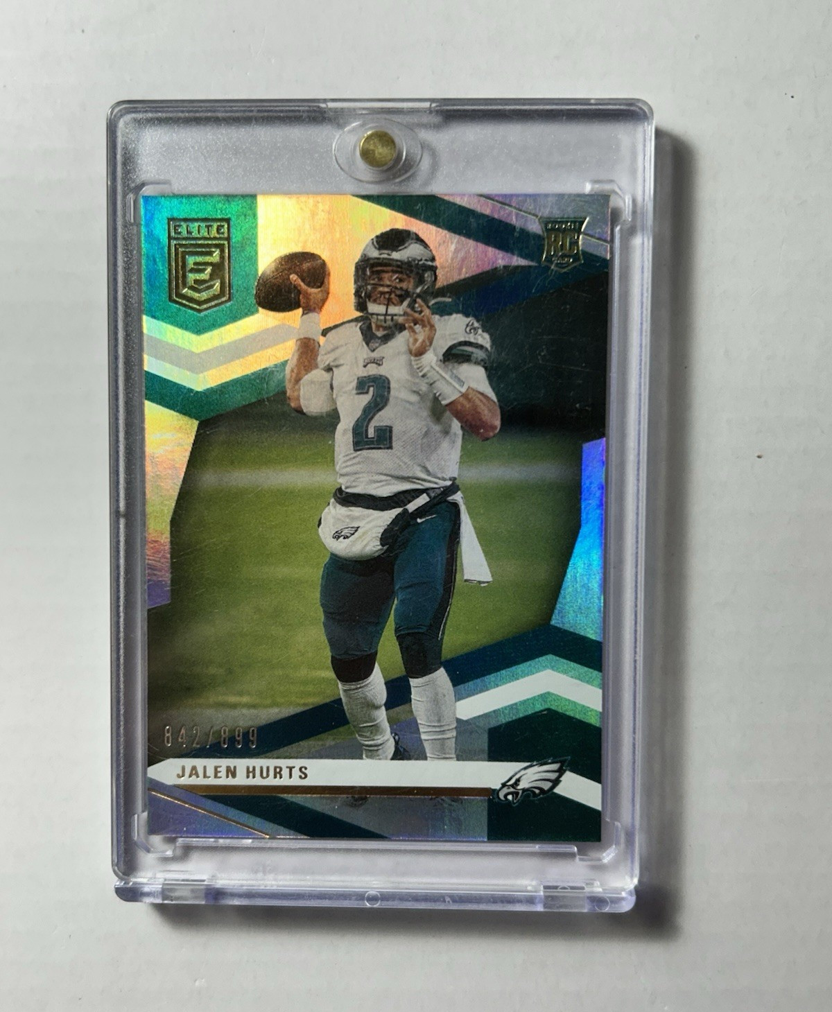 Panini 2020 Chronicles Elite Update Jalen Hurts Rookie #210 Serial /899 Eagles