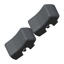Pontiac Fiero Power Window Switch Cover Pair Black ABS Interior Trim Made in USA