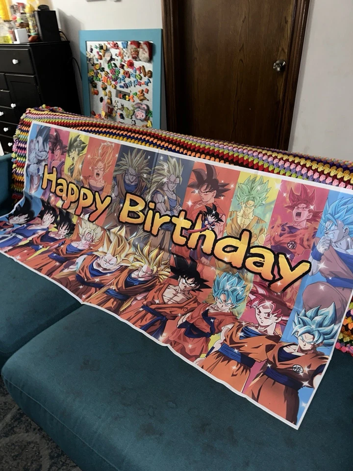 Баннер с днем рождения Dragon Ball Z - Изображение 4 из 4