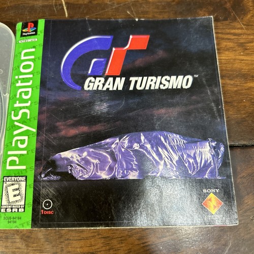 Sony PlayStation 1 PS1 solo disco e libro TESTATO Gran Turismo 1998 GH - Foto 2 di 5