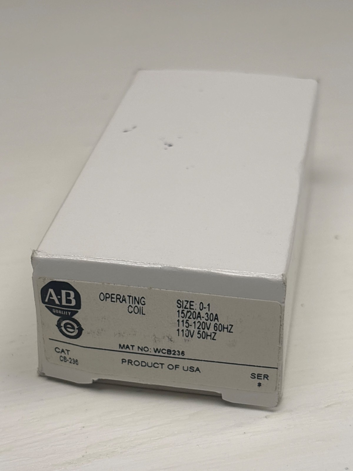Allen-Bradley CB-236 Operating Coil 115-120V