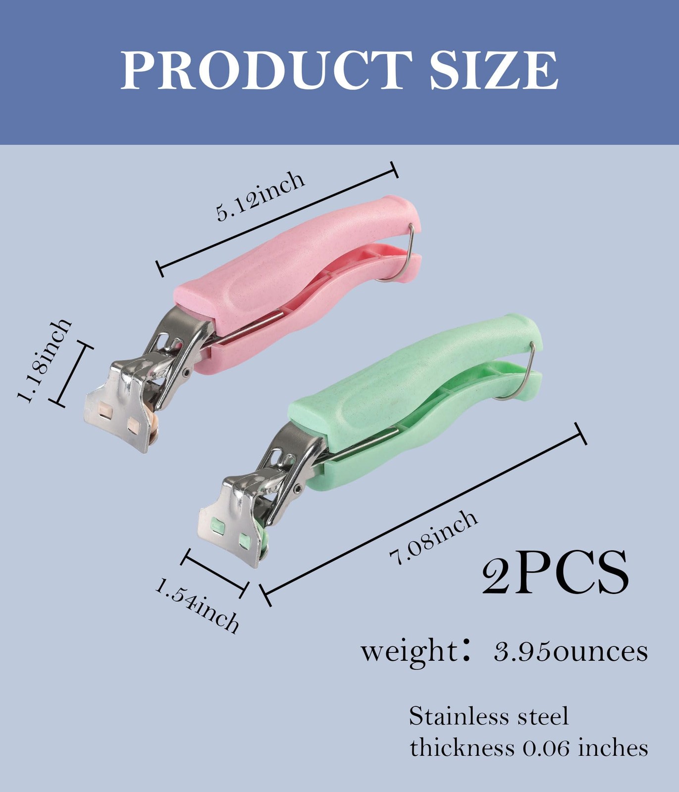 Stainless Steel Anti-Scalding Hot Bowl Dish Plate Gripper Clips Tongs Clamp H...