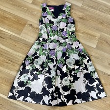 Talbots Oprah Collection Dress Sleeveless Classic Preppy Floral Spring Easter 4P