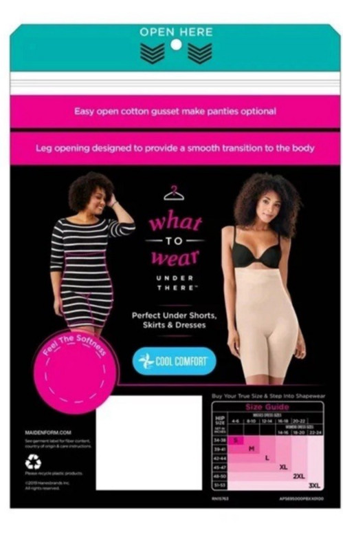 MAIDENFORM  FLEXEES Hi-Waist Thigh Slimmer SHAPEWEAR FP0047