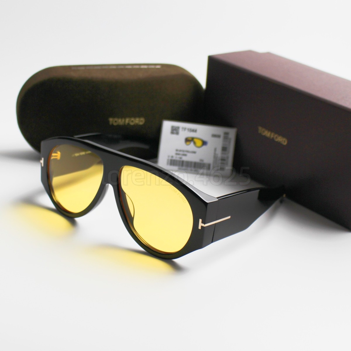 Tom Ford Bronson TF1044 Black Frame Yellow Lens 60-12  display picture 1