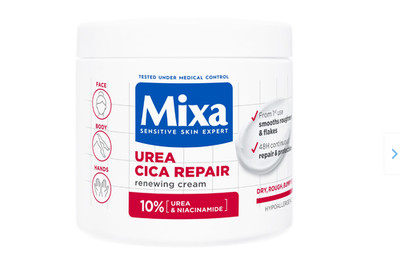 Mixa Urea Cica Repair regenerating face body cream  with 10% Urea  Niacinamide