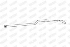 WALKER Abgasrohr für Mercedes-Benz Sprinter 35-T Kasten 907 910 316 CDI 314