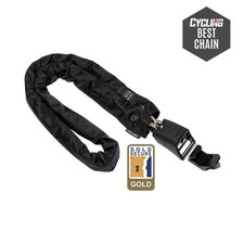 Hiplok Home Gold Chain Lock 10mm X 150cm and Wall Hook Gold Sold Secure