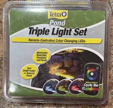 Pond Lights- TetraPond Remote-Controlled, Color Changing, Triple LED Light Set