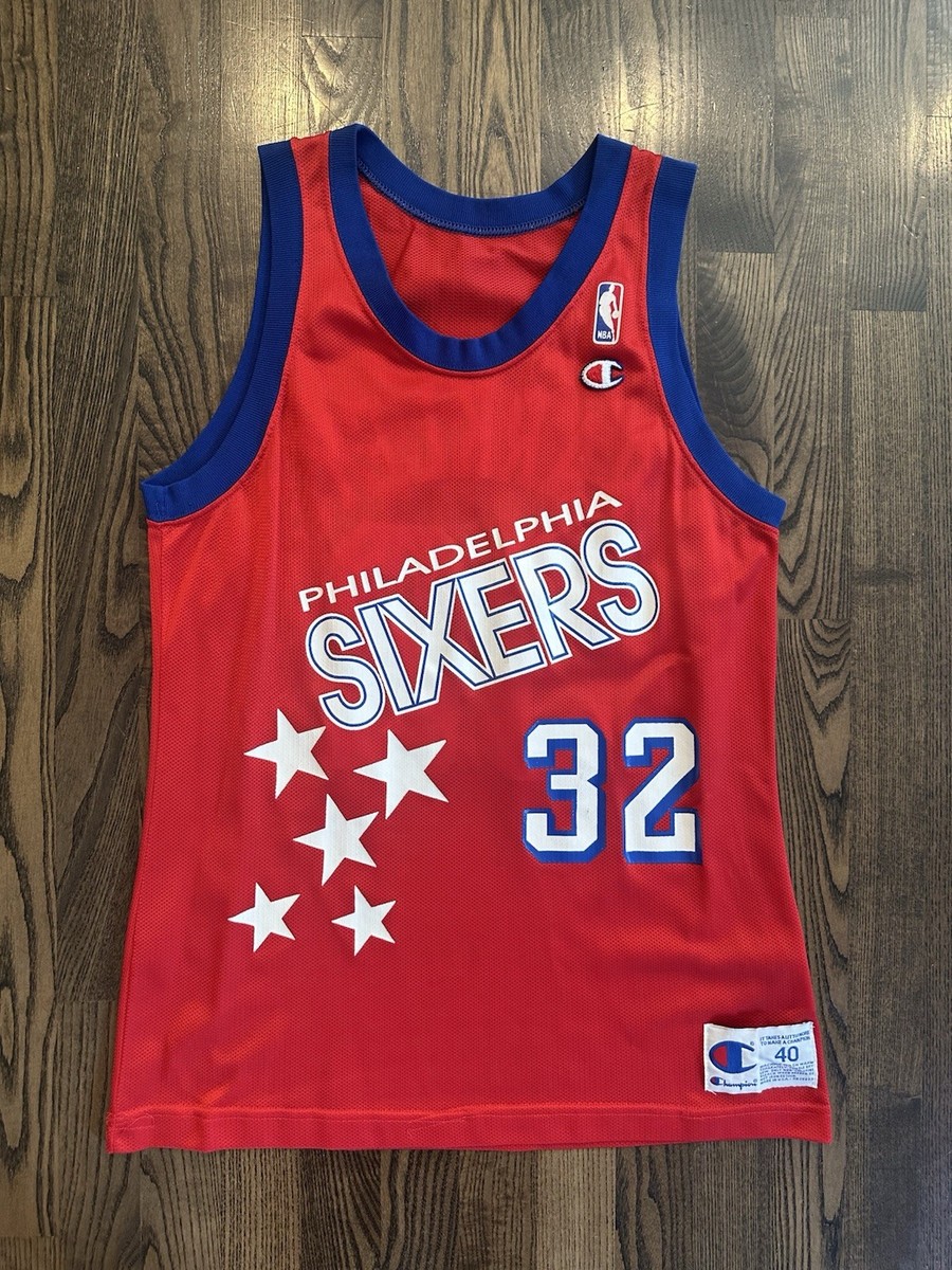 SIXERS シクサーズ バークレー BARKLEY ユニフォーム Vintage CHARLES BARKLEY #32 Philadelphia 76ers Champion Jersey