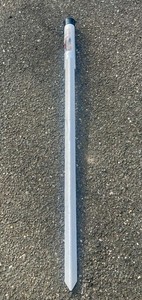 HURRICANE 44” ALUMINUM SAND FISHING ROD HOLDER-PROTECTIVE ROD SLEEVE-USED