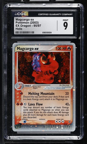 Magcargo ex graded CGC 9 for sale on eBay