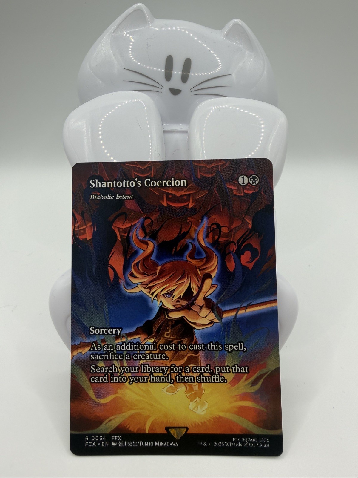 Magic: The Gathering Shantotto's Coercion Rare Sorcery FFXI 0034 Regular English