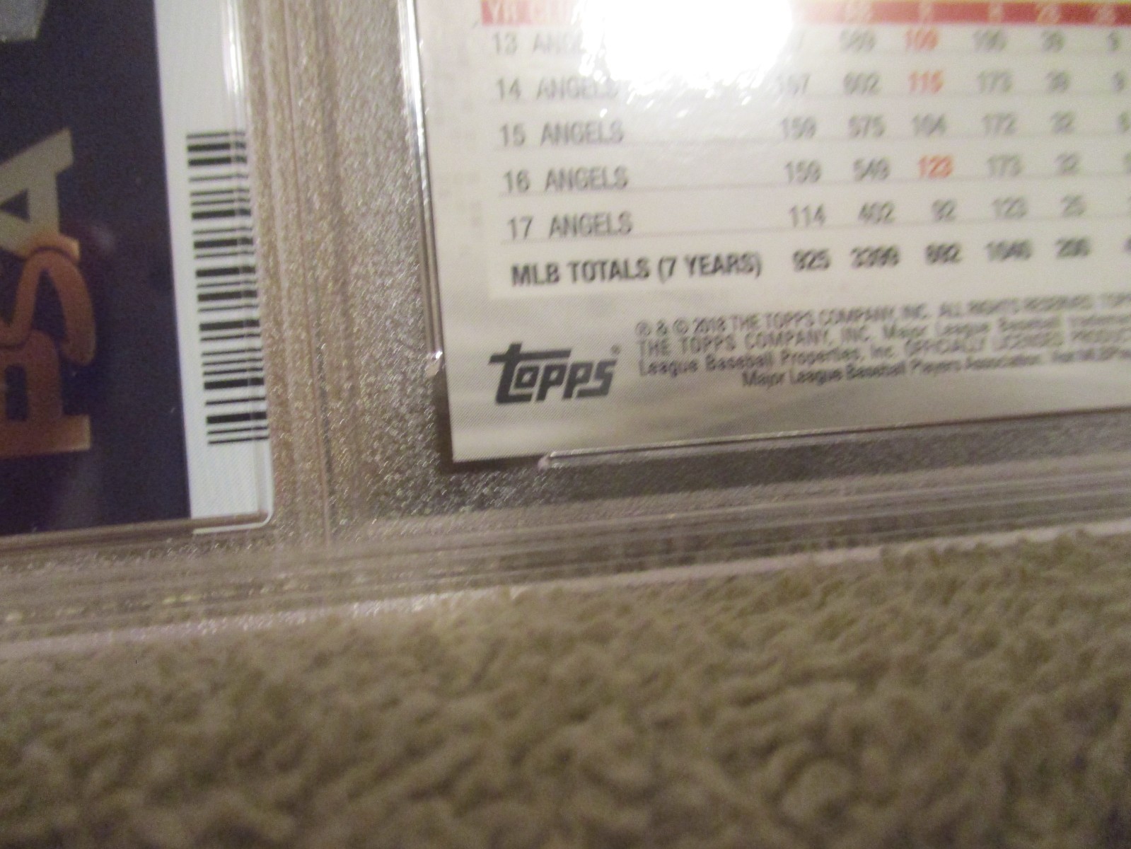 2018 TOPPS CHROME MIKE TROUT #100 BATTING NEGATIVE REFRACTOR PSA 10 GEM MINT! view 17