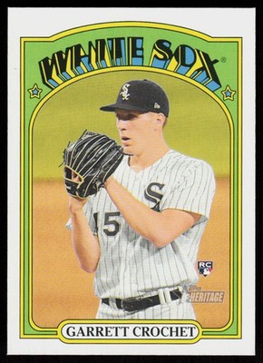 2021 Topps Heritage Garrett Crochet #537 BASEBALL CARD Chicago White Sox RC