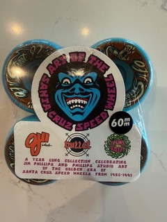 OJ II ORIGINAL BLUE street speed wheels Santa Cruz 60mm 92a Skateboard Wheels