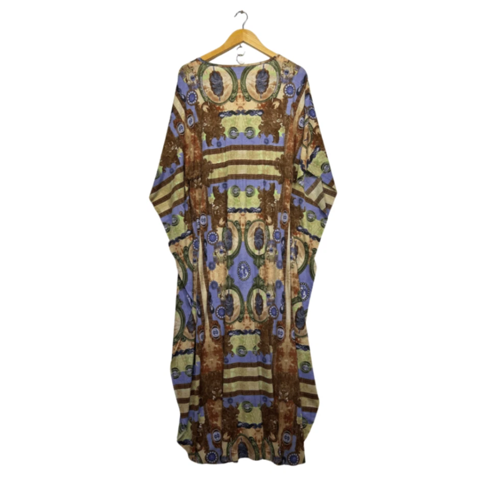 Charlie Brown Multicoloured Kaftan Dress Size 14 - image 2 of 4
