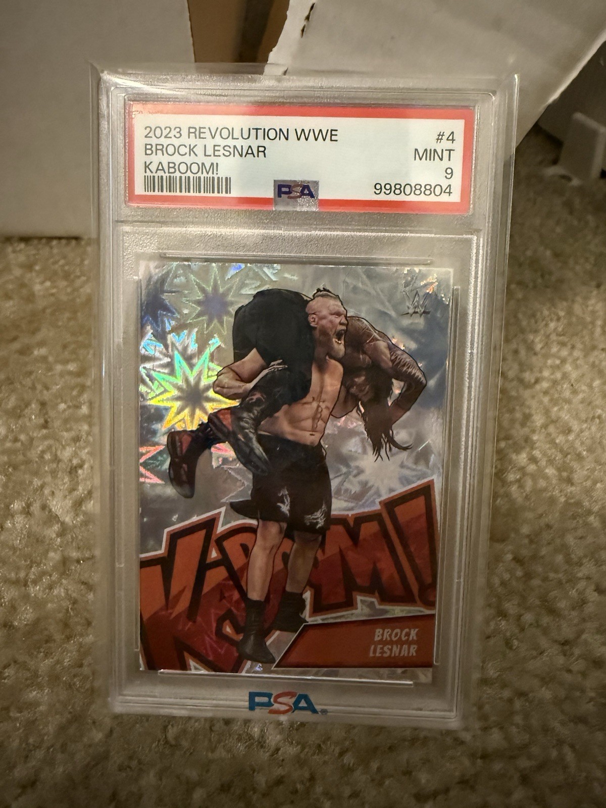 2023 Panini Revolution WWE - Kaboom! Brock Lesnar #4