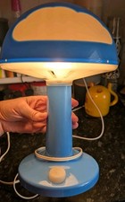 IKEA Skojig blue Mushroom Cloud Table Lamp WORKING 
