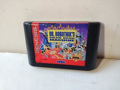 Dr Robotniks Mean Bean Machine Sega Genesis Game Cartridge Tested 
