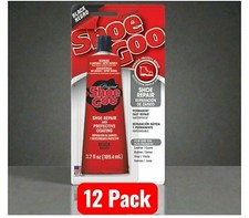 12 SHOE GOO Shoe Skate Repair Glue 3.7oz BLACK Adhesive Protective Coating