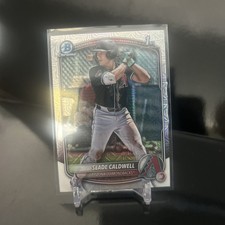 2025 Bowman - Chrome Prospects Image Variation Slade Caldwell #BCP-21 Mojo...