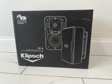 Klipsch Compact Performance Series CP-4 Indoor/Outdoor Speaker - 1 Pair - White