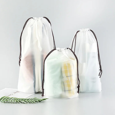 Cute Transparent Waterproof Travel Cosmetic Bag Women Makeup Case Bath Make up T
