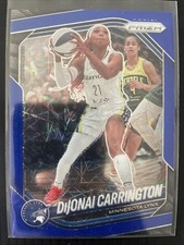 DiJonai Carrington  2025 Panini Prizm WNBA - Blue Velocity  #9 -  Minnesota Lynx