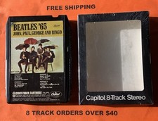 The Beatles 65 John, Paul, George And Ringo 8 track tape Tested/Serviced