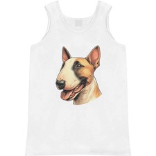 'Happy Bull Terrier' Adult Vest / Tank Top AV059631 