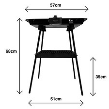 BARBECUE BISTECCHIERA TAVOLO ELETTRICA 2200 W SABOR KIT