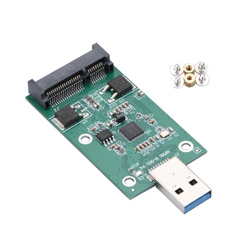 USB 3.0 to Mini PCIE mSATA SSD External mSATA to USB 3.0 SSD Convertor Adapter D - Afbeelding 6 van 8