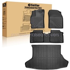 Tpe Floor Mats Trunk Cargo Liner Set Waterproof 3d For 2010-2015 Toyota Prius Tpe Floor Mats Trunk Cargo Liner Set Waterproof 3d For 2010-2015 Toyota Prius