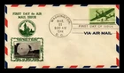 US COVER AIR MAIL 8C FIRST DAY ISSUE SCOTT C26 CROSBY PHOTO CACHET