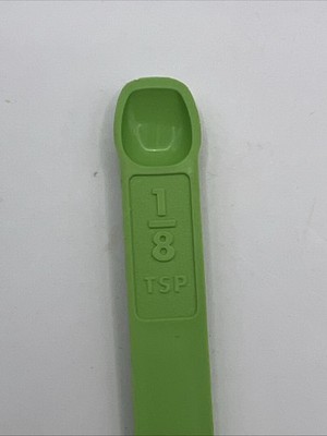 VTG Tupperware Replacement Yellow 1/8 TSP Teaspoon Measuring Spoon Model 1266-2