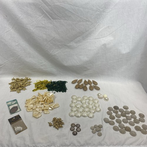 Mixed Lot Of Beads Jewelry Making Craft Supplies Charms Etc