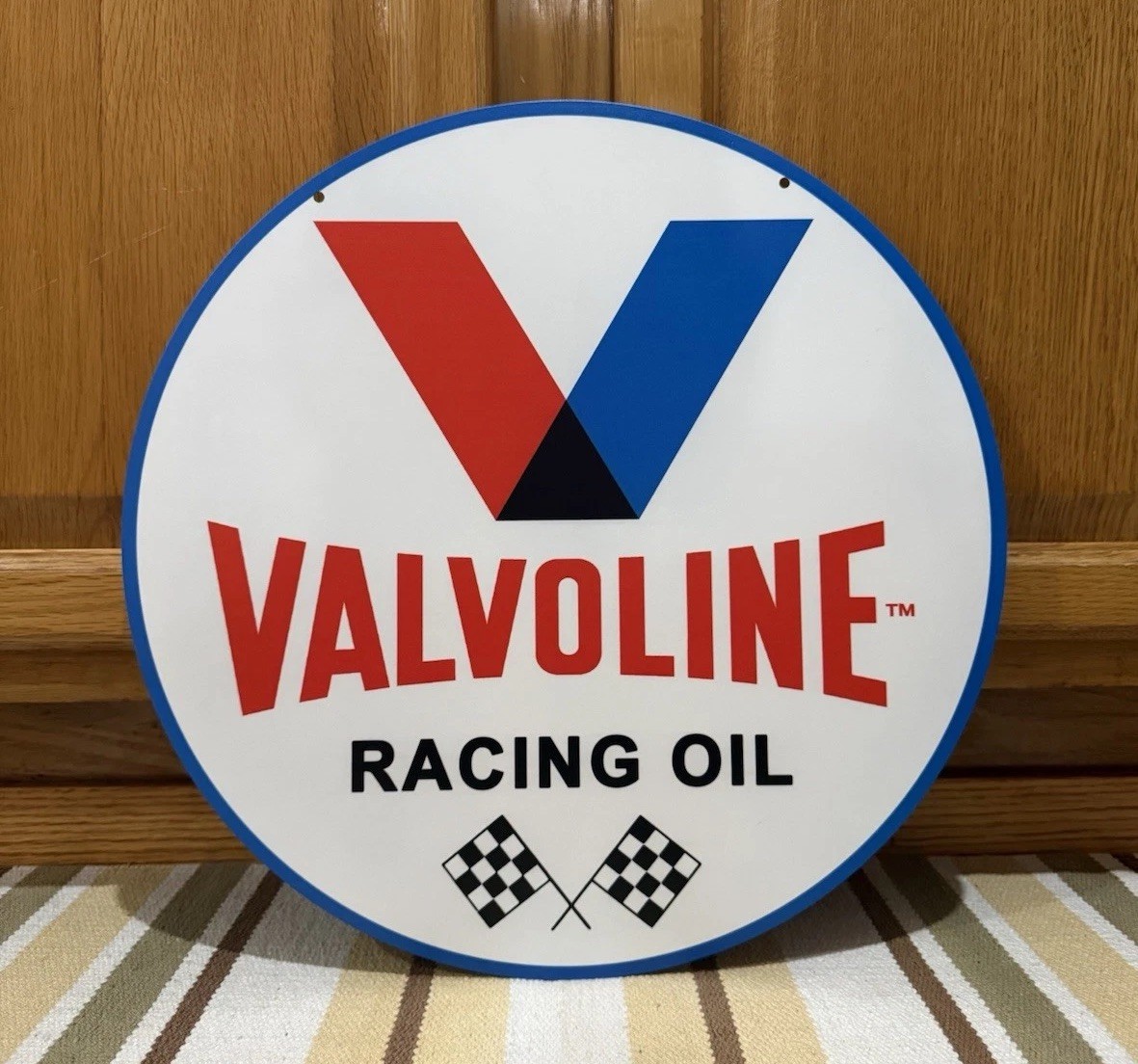 Sign 2 Sided Gas Garage Parts Vintage Style Wall Decor