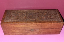 Antique Wheeler & Wilson Sewing Machine Parts Box 