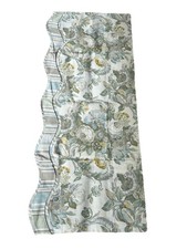 Waverly Home Classics Spring Bling Valance 52x18in Green Beige