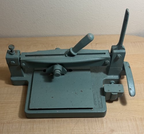Vintage Brevetti Montolit Italian Manual Tile Cutter W/Original Paint Very Rare