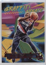 2021-22 Panini Court Kings Graffiti Greats Ruby 49/149 Damian Lillard #11 0eo6