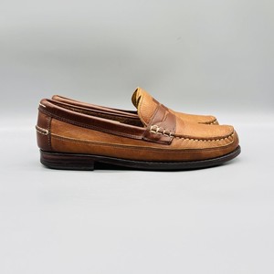 G.H Bass.Co | Bradford Tan Leather Stitched Moc-Toe Welted Loafers Size 10EE G. H. Bass Men main image 3