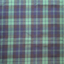 Green Navy Scottish Fabric for Sewing Highland Kilt Suit 4.8Oz Polycotton DIY C