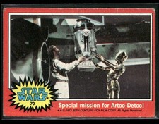 ⭐ 1977 Topps Star Wars Series 2 R2D2 Special mission for R2-D2 #70 VG